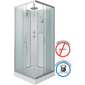 Душевая кабина Niagara NG-1101-14BKT 90х90х210-240