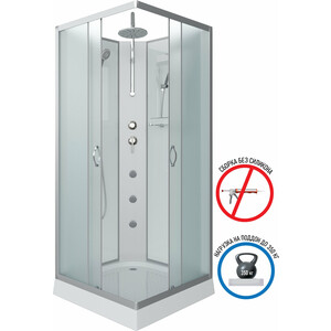 Душевая кабина Niagara NG-1101-14BKTG 90х90х210-240