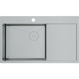 Кухонная мойка Omoikiri Akisame 86-IN-L Side нержавеющая сталь (4997031)