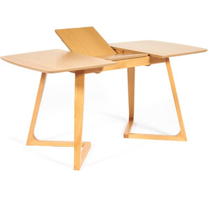 Стол раскладной TetChair Vaku (Ваку) основание бук, столешница мдф, 80x120+40x75 см натуральный