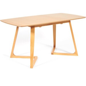 Стол раскладной TetChair Vaku (Ваку) основание бук, столешница мдф, 80x120+40x75 см натуральный