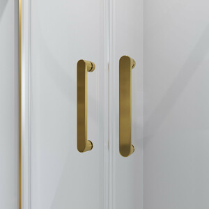 Душевой уголок Niagara Nova 90x90 прозрачный, желтое золото (64060811GOLD)