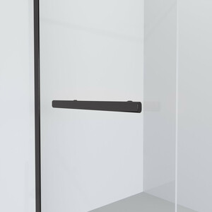 Душевая перегородка Niagara Nova 90x195 прозрачная, черная (NG-681-90BLACK)