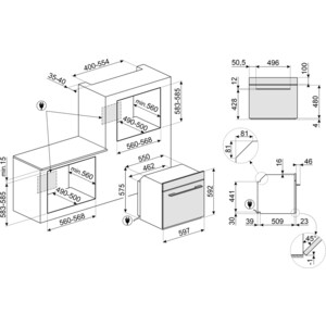 Электрический духовой шкаф Smeg SO6102TB3