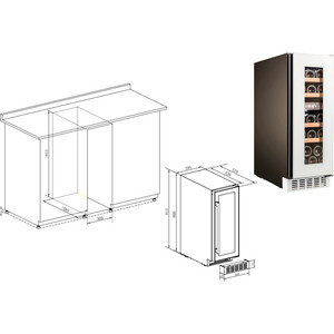 Винный шкаф Temptech OX30DRW