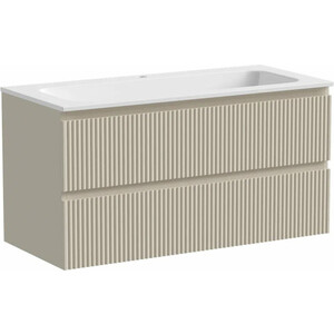 Тумба с раковиной Sancos Snob R 100х45 Beige Soft (SNR100CE, CN7013)