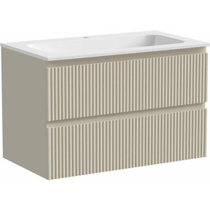Тумба с раковиной Sancos Snob R 80х45 Beige Soft (SNR80CE, CN7012)