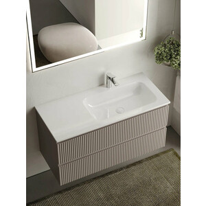 Тумба под раковину Sancos Snob R 100х45 правая, Doha Soft (SNR100RSM)