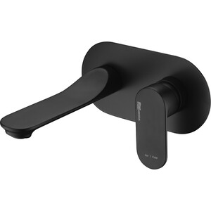 Смеситель для раковины Wasserkraft Elbe черный soft-touch (7430)