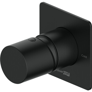 Смеситель для душа Wasserkraft Elbe черный soft-touch (7452)