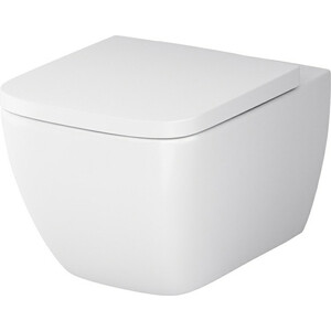 Унитаз подвесной безободковый Am.Pm Gem FlashClean с сиденьем микролифт (C901701SC)