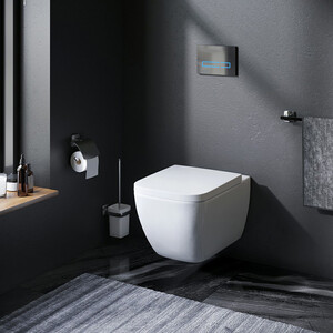 Унитаз подвесной безободковый Am.Pm Gem FlashClean с сиденьем микролифт (C901701SC)