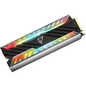SSD накопитель NeTac NV3000 RGB PCIe 3 x4 M.2 2280 NVMe 3D NAND SSD 500GB, R/W up to 3400/2000MB/s, with heat sink & RGB