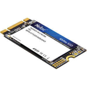 SSD накопитель NeTac N930ES PCIe 3 x2 M.2 2242 NVMe 3D NAND SSD 256GB, R/W up to 1650/1260MB/s 3Y