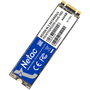 SSD накопитель NeTac N535N M.2 2280 SATAIII 3D NAND SSD 512GB, R/W up to 540/490MB/s