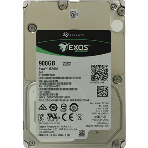 Жесткий диск Seagate Exos 15E900 ST900MP0006, 900GB, 2.5", 15000 RPM, SAS, 512n, 256MB