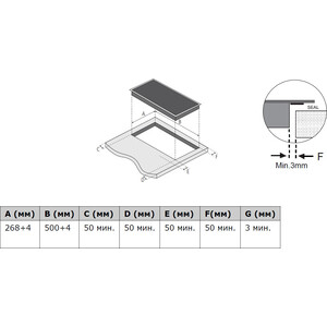 Электрическая варочная панель Weissgauff HI 32 BSCM Flex
