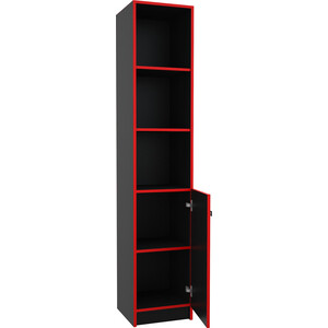 Стеллаж МДК Black Красный (BL - СЛУ3К)