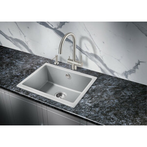 Кухонная мойка Milacio Leon 55 Cuarzo серый металлик (MC.77083)