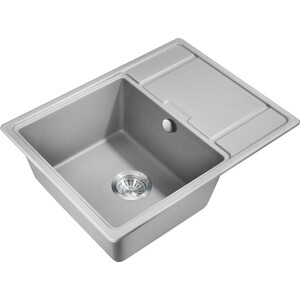 Кухонная мойка Milacio Navarra 65 Cuarzo серый металлик (MC.77063)