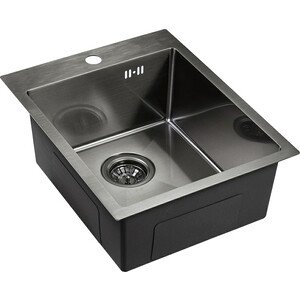 Кухонная мойка EMAR EMB-128A PVD Nano Dark