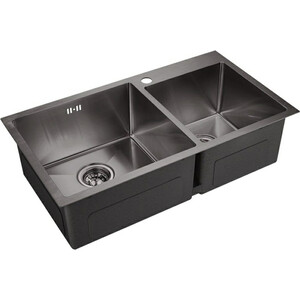 Кухонная мойка EMAR EMB-210 PVD Nano Dark