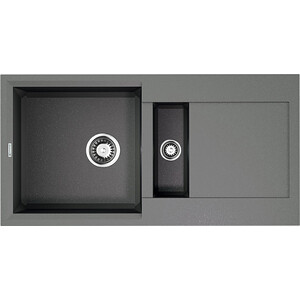 Кухонная мойка Omoikiri Sakaime 86-2-GR leningrad grey (4993560)