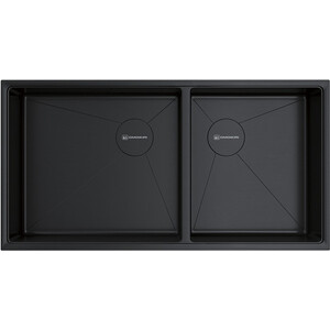 Кухонная мойка Omoikiri Taki 85-2-LB-U/IF-GB Side графит (4997039)