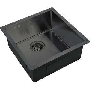 Кухонная мойка ZorG Steel Hammer SH 4444 графит