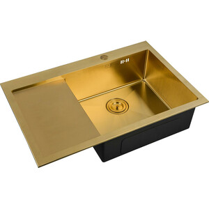 Кухонная мойка ZorG Inox SZR-7851-R бронза