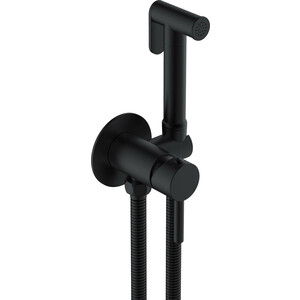 Гигиенический душ Cezares Czr с гигиенической лейкой, черный матовый (CZR-SET-DA1-ID2-FMM120-NOP)