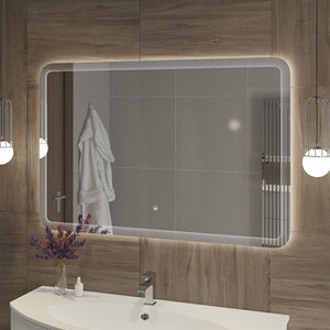 Зеркало Cezares Duet 120х80 с подсветкой, сенсор (CZR-SPC-DUET-1200-800-LED-TCH)