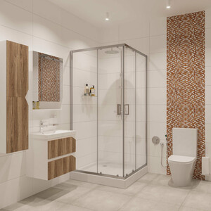 Душевой уголок Niagara Nova 80х80 прозрачный, хром (NG-6688-08)