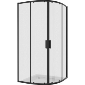 Душевой уголок Niagara Nova 80х80 прозрачный, черный (NG-6886-08 BLACK)