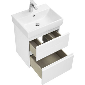 Тумба с раковиной Roca Oleta 50х38 белая матовая (A857638501, 3274C300Y)