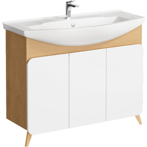 Тумба под раковину Aqwella Basic 105 дуб золотой (BAS0110DZ)