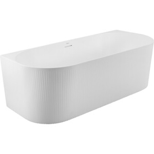 Акриловая ванна BelBagno 170х80 слив-перелив, белая матовая (BB412-1700-800-MATT)