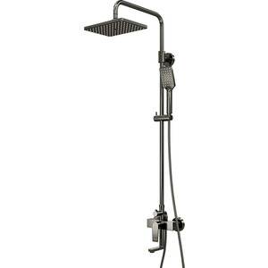 Душевая система Wasserkraft оружейная сталь (A18401)