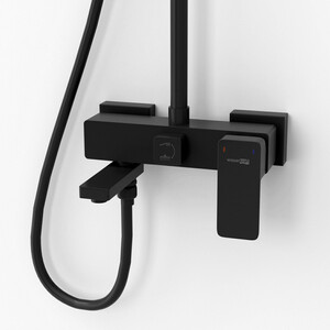 Душевая система Wasserkraft черный матовый (A27701)