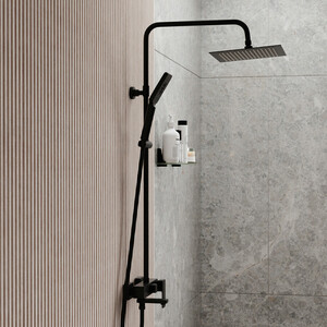 Душевая система Wasserkraft черный матовый (A27701)