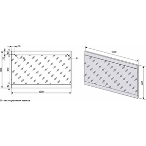 Зеркало Style line Даллас Люкс 150 белое (СС-00002354)
