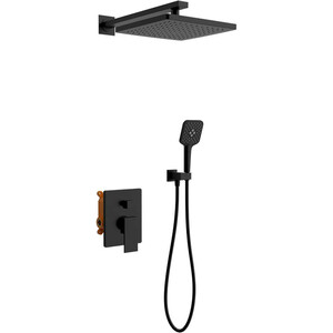 Душевая система Vincea Next встраиваемая, черная (VSFW-1N1MB)