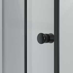 Душевой уголок Niagara Eco 100x80 с поддоном, тонированный, черный (0181432QT)