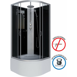 Душевая кабина Niagara NG-2507-14BKT 80х80х210-240