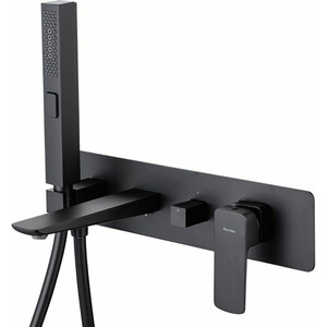 Смеситель для ванны Allen Brau Infinity с механизмом, черный матовый (5.21007-31)