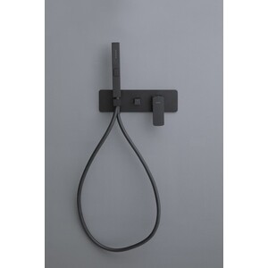 Смеситель для душа Allen Brau Infinity с механизмом, черный матовый (5.21011-31)