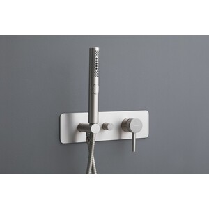 Смеситель для душа Allen Brau Priority с механизмом, никель брашированный (5.31009-BN)