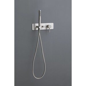 Смеситель для душа Allen Brau Priority с механизмом, никель брашированный (5.31009-BN)