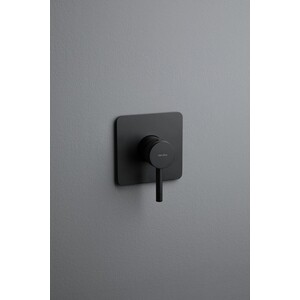 Смеситель для душа Allen Brau Priority X1 с механизмом, черный матовый (5.31012-31)