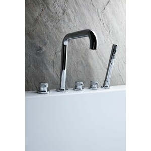 Смеситель на борт ванны Allen Brau Priority на 5 отверстий, хром (5.31007-00)